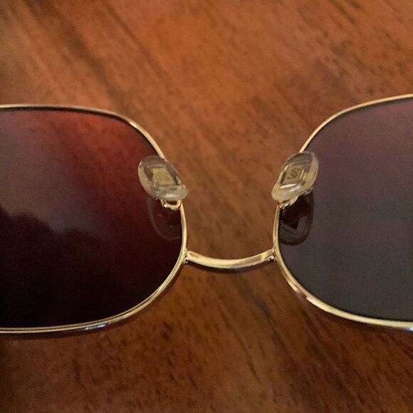 Sojos Trendy oversized sunglasses with goldtone metal frame